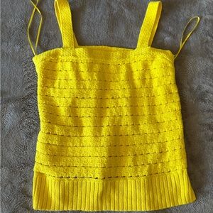 Sonoma Yellow Knit Women's Top